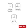 Ravak SMARTLINE SMPS -100 L chrom+transparent, pevná stěna 100 cm (1 díl) pro kombinaci s levými dveřmi SMSD2 obrázek č.: 4