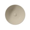 PURA keramické umyvadlo na desku, průměr 42cm, creta mat