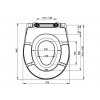 Alcadrain WC sedátko s integrovaným dětským sedátkem Soft Close A606 (A 606) (dříve Alcaplast) obrázek č.: 2