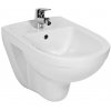 JIKA H8303810003021 - Lyra plus bidet závěsný 53cm s otvorem pro baterii bez postranních otvorů, bílý obrázek č.: 1
