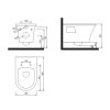 Creavit Moon MO320 - závěsné wc s integrovaným bidetem obrázek č.: 8