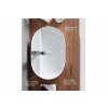 Ovale 60 keramické umyvadlo na desku 61 x 40 x 12 pro baterii na umyvadle obrázek č.: 2