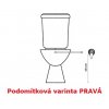 Creavit SELIN SL3141 - kombinovaný WC klozet s integrovaným bidetem Selin obrázek č.: 7