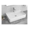 Square 60 keramické umyvadlo na desku 60 x 42 x 12 pro baterii na umyvadle obrázek č.: 2