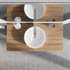 Ravak Umyvadlo UNI 400 keramické,  Ø 400 mm, výška 120 mm,  na desku, kruhové obrázek č.: 4