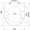 Alcadrain A67 - wc sedátko Soft Close, Click systém, Duroplast (dříve Alcaplast) obrázek č.: 2