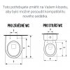 Alcadrain A674S - wc sedátko Soft Close, Click systém, Duroplast  (dříve Alcaplast) obrázek č.: 3