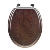 AQUALINE WC sedátko, ořech