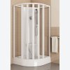 Ravak sprchový čtvrtkruhový box ASBKP6-80 TRANSPARENT, bílý rám s čirým sklem obrázek č.: 1