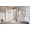 Ravak Supernova rohový sprchový box ASBRV2-80 TRANSPARENT, bílý rám s čirým sklem obrázek č.: 2