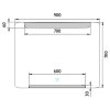 Nimco ZP 22019V - LED zrcadlo 900x700 s dotykovým senzorem obrázek č.: 8