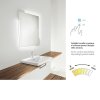 Nimco ZP 15002V - LED zrcadlo 600x800 s dotykovým senzorem obrázek č.: 2