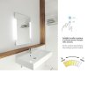Nimco ZP 18002V - LED zrcadlo 600x800 s dotykovým senzorem obrázek č.: 2
