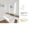 Nimco ZP 11002V - LED zrcadlo 600x800 s dotykovým senzorem obrázek č.: 2