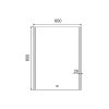 Nimco ZP 11002V - LED zrcadlo 600x800 s dotykovým senzorem obrázek č.: 6