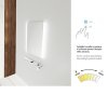 Nimco ZP 17004V - LED zrcadlo 1000x700 s dotykovým senzorem obrázek č.: 2