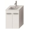Jika Cube skříňka s 2 dvířky s umývátkem 55 cm bílá, úchytky chrom obrázek č.: 1