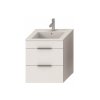 Jika Cube skříňka s 2 zásuvkami s umývátkem 55 cm bílá, úchytky chrom obrázek č.: 1