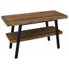 TWIGA umyvadlový stolek 130x72x50 cm, černá mat/old wood obrázek č.: 1
