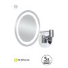 Nimco ZK 20165-26 Kosmetické podsvícené LED zrcátko kulaté 229 mm - studená bílá obrázek č.: 3