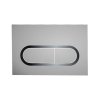 Ravak WC tlačítko Chrome satin, matné stříbrné tlačítko pro nádrže Ravak G II a W II obrázek č.: 1