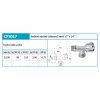NOVASERVIS CF3017 vřetenový pračkový ventil 1/2"x3/4" obrázek č.: 2