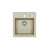 Alveus ATROX 20 TERRA 22 + pop up sifon, obdélníkový granitový dřez 470x500x200 mm Terra obrázek č.: 1