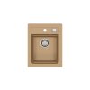 Alveus ATROX 10 béžový 55 + pop up sifon - obdélníkový granitový dřez 500 x 400 mm, béžový obrázek č.: 1