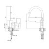 SET ALVEUS ATROX 30/81 + BATERIE TONIA /81 - obdélníkový granitový beton dřez 590x500x200 mm v setu s baterií obrázek č.: 5
