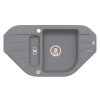 Alveus SET ALVEUS NIAGARA 60/04 + BATERIE ELZA/04 STEEL - granitový šedivý dřez 900 x 500 mm v setu s baterií obrázek č.: 3