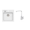 Alveus SET ALVEUS NIAGARA 20/11 + BATERIE RENO - bílý granitový dřez 465 x 465 mm v setu s baterií obrázek č.: 1