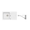 Alveus SET ALVEUS NIAGARA 30/11 + BATERIE RUTA - granitový bílý dřez 775 x 430 mm v setu s baterií obrázek č.: 1
