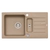 Alveus SET ALVEUS NIAGARA 70- 55+ BATERIE TONIA CHR - granitový béžový dřez 780 x 435 mm v setu s baterií obrázek č.: 3