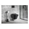 48339 100315 110 avva zavesna wc misa rimless integrovana baterie a bidet sprska 35 5x53 cm cerna mat int 2 baterie cerna