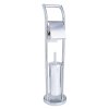 WC štětka + držák papíru, pochromovaný kov - KD02070139 obrázek č.: 5