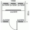 Sapho Sauna IS-03SS 1450 x 1130 obrázek č.: 2