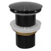 AURUM umyvadlová výpust 5/4“, click-clack, antracit