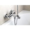 BEBÉ nástěnná vanová baterie, chrom