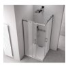 THRON SQUARE obdélníkový sprchový kout 1100x900mm, hranaté pojezdy, rohový vstup
