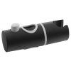 Držák pro sprchovou tyč 25mm, ABS/černá mat obrázek č.: 1