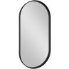 AVONA oválné zrcadlo v rámu 50x100cm, černá mat obrázek č.: 1