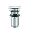 Olsen Spa  OLBAEUVCR05 - Umyvadlová výpusť click-clack s přepadem HRANATÁ