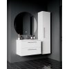 kielle 50018S60 - Skříňka včetně umyvadla, 60x50x46 cm, 2 zásuvky, lesklá bílá