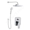 kielle 20623SP30 - Sprchový set s baterií pod omítku, pro 2 spotřebiče, s příslušenstvím a tělesem, chrom
