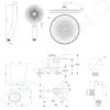kielle 20623SP40 - Sprchový set s baterií pod omítku, pro 2 spotřebiče, s příslušenstvím a tělesem, chrom