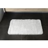 FUZZY koupelnová předložka, 50x80cm, 100% polyester, protiskluz, bílá