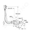 Grohe 28943000 - Vanová vypouštěcí a přepadová souprava