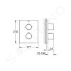Grohe 27618000 - Termostatická vanová baterie pod omítku, chrom