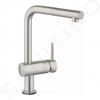 Grohe 31360DC1 - Elektronická páková dřezová baterie, supersteel