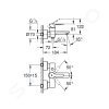 Grohe 33849001 - Vanová baterie, chrom